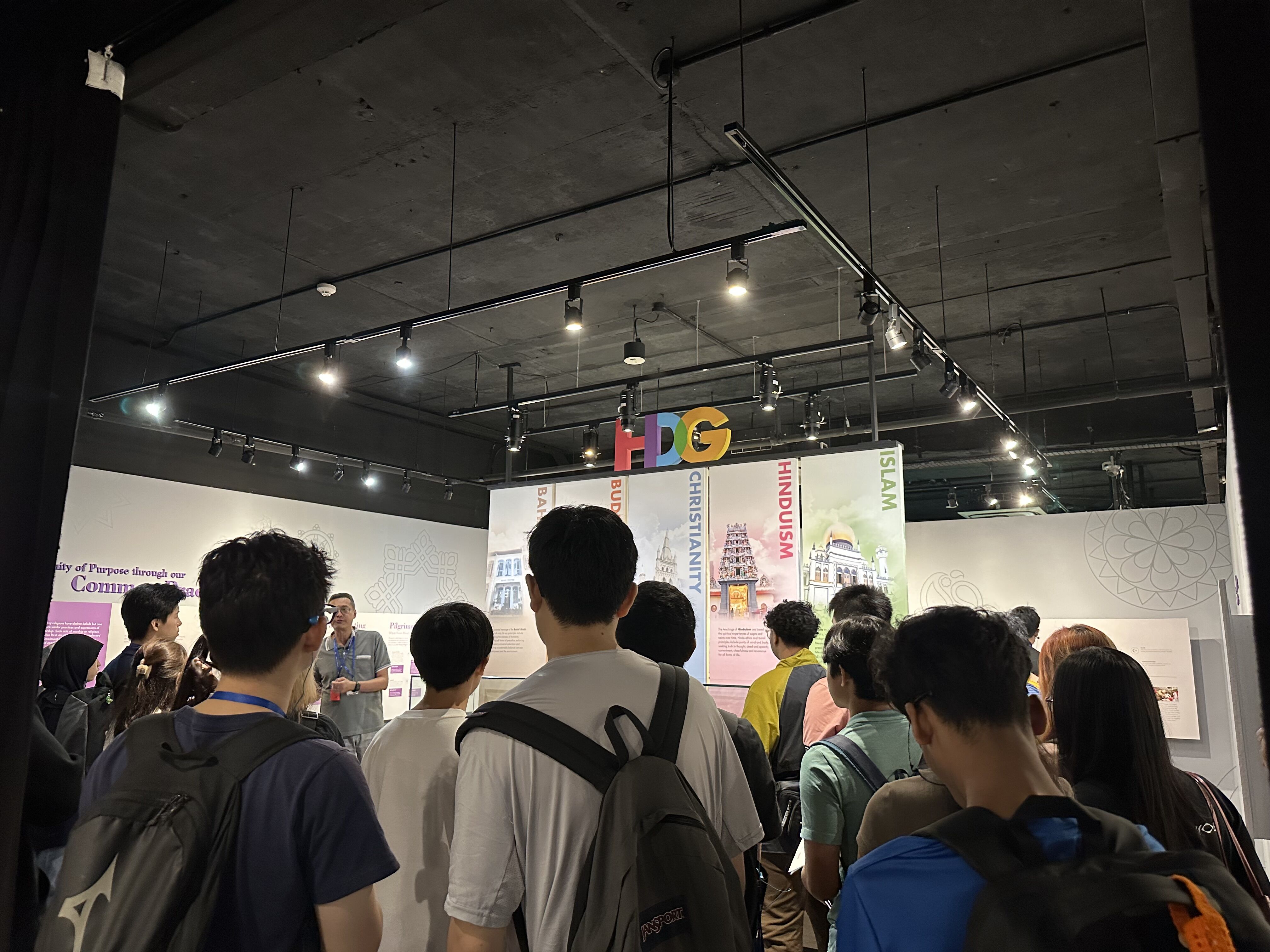 Visit to MHA's Harmony in Diversity Gallery